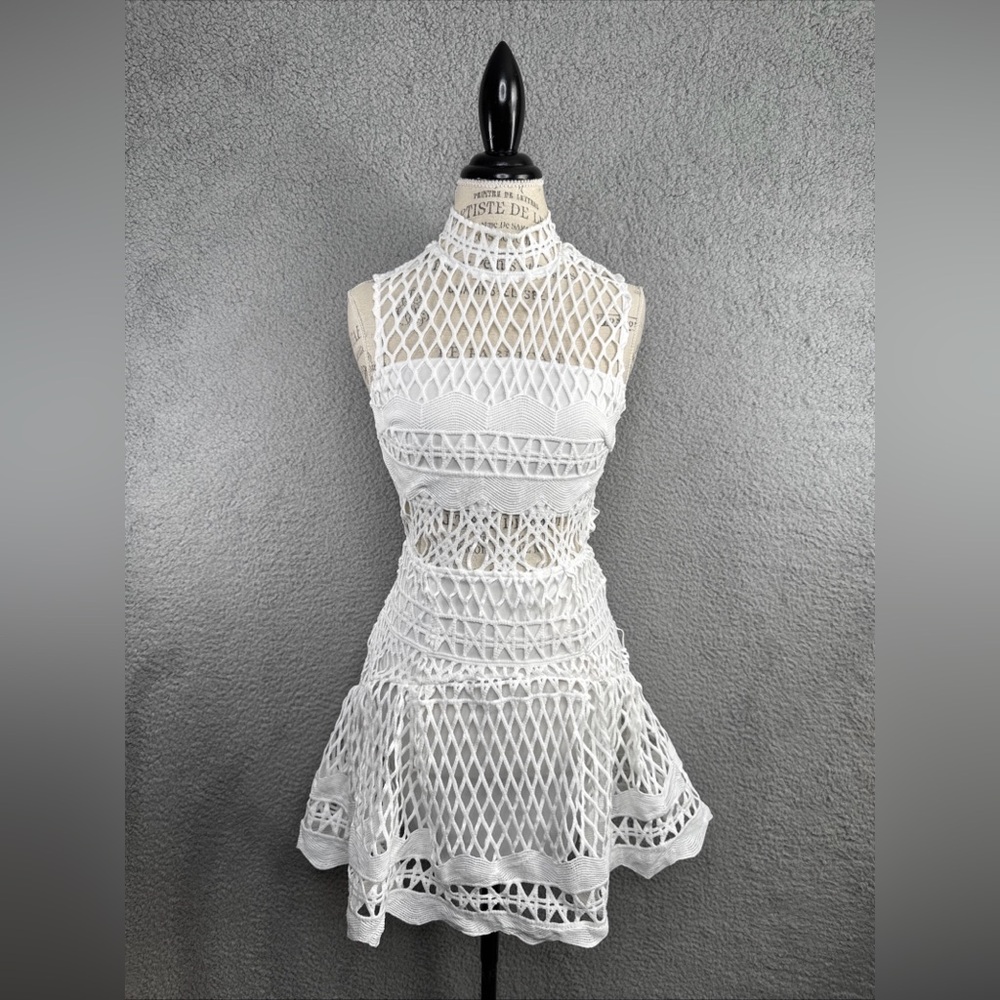 White Fox  Mini Sleeveless White Dress Women’s XS